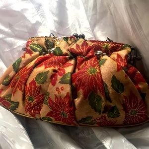 Bohemian purse color red Christmas bags